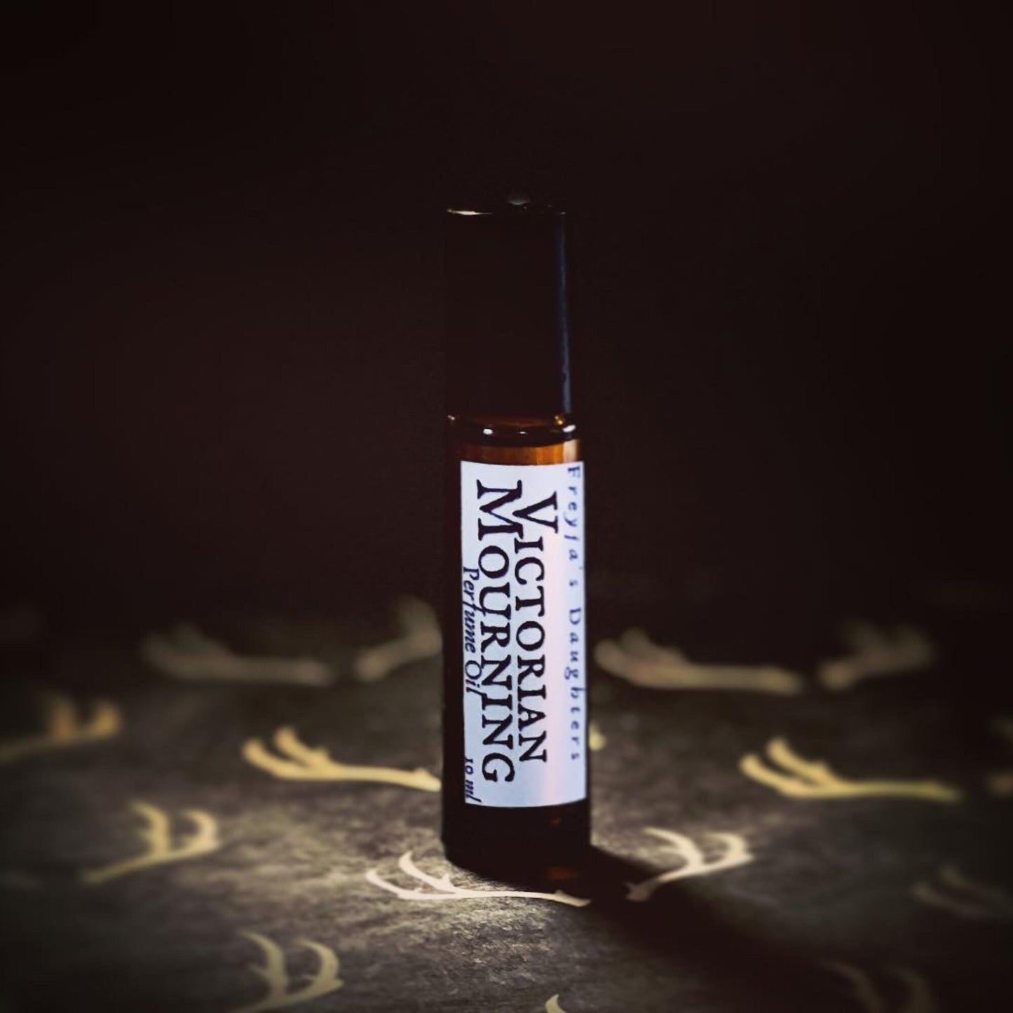 Victorian Mourning Perfume Oil, Pink Roses, Lilies and Greenery