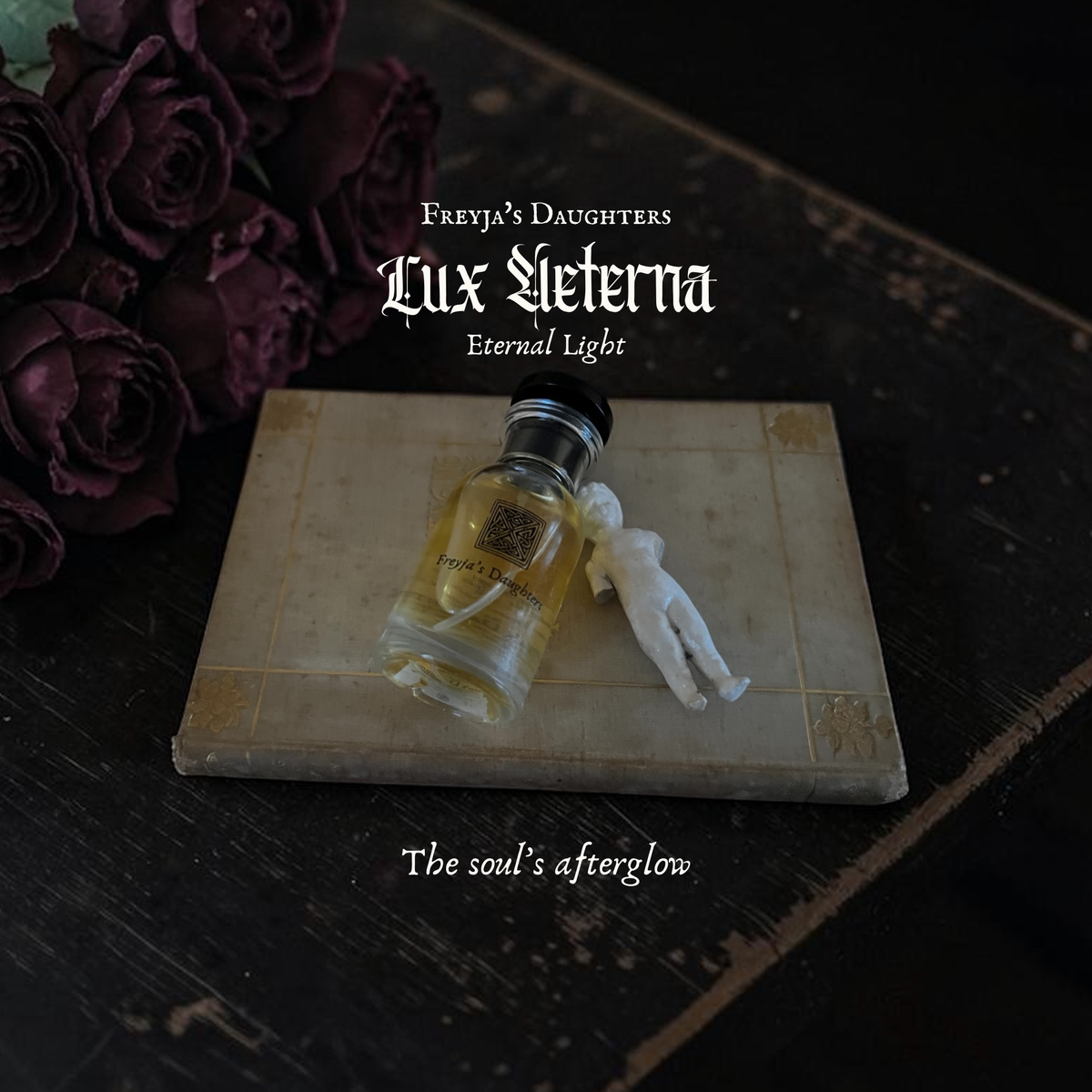 Lux Aeterna Perfume; Memento Mori Collection, 30ml EDP : Rose, Beeswax, Myrrh