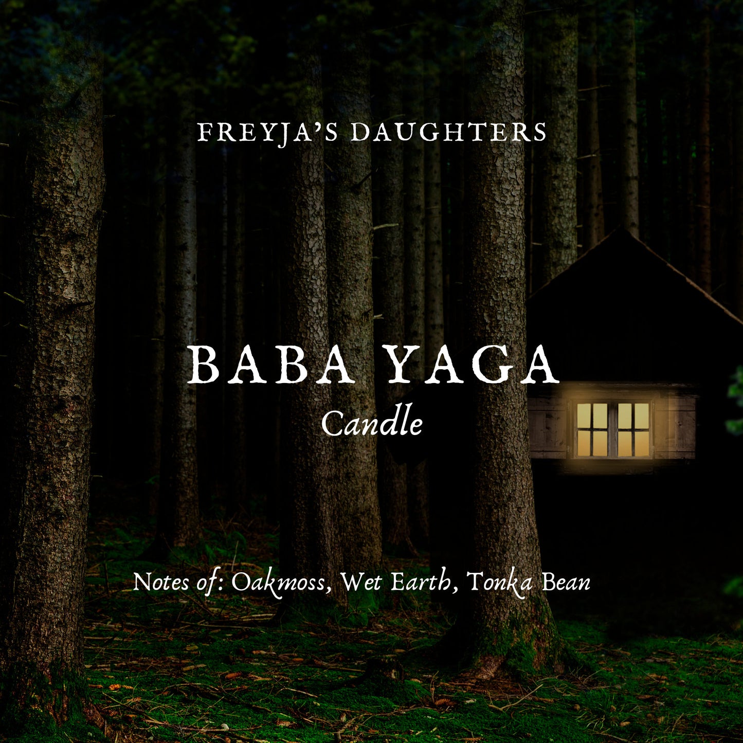 a picture of a cabin in the woods