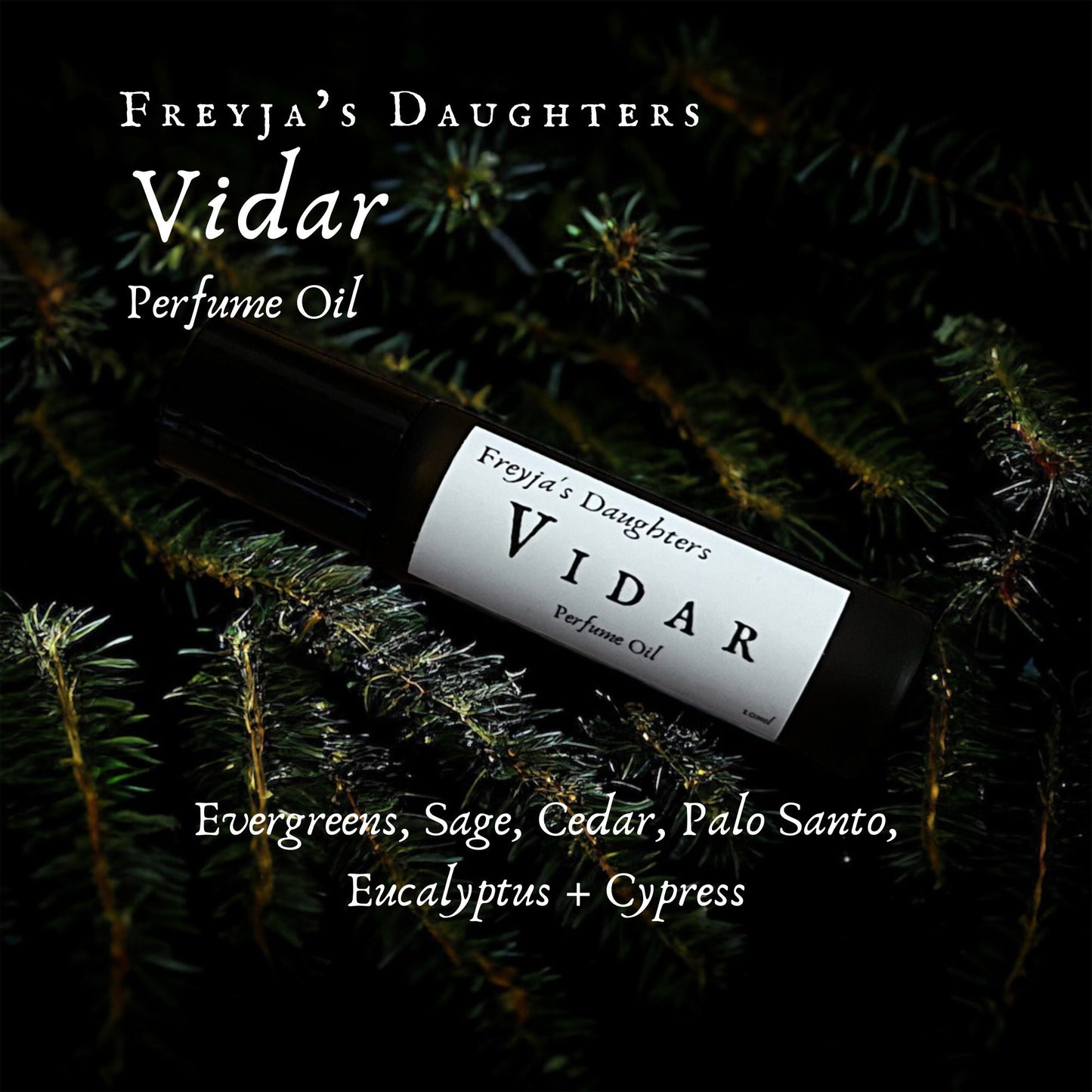 Vidar Perfume Oil, Rich Forest Scent