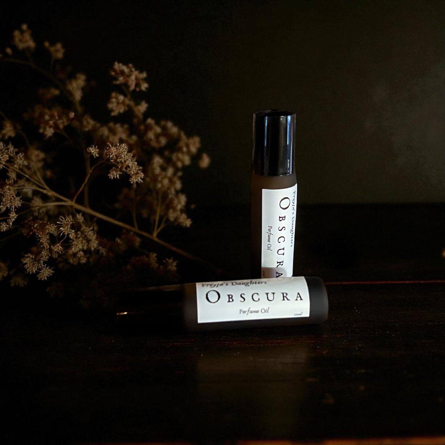 Obscura Perfume Oil: Dark Musk and Celestial Amber