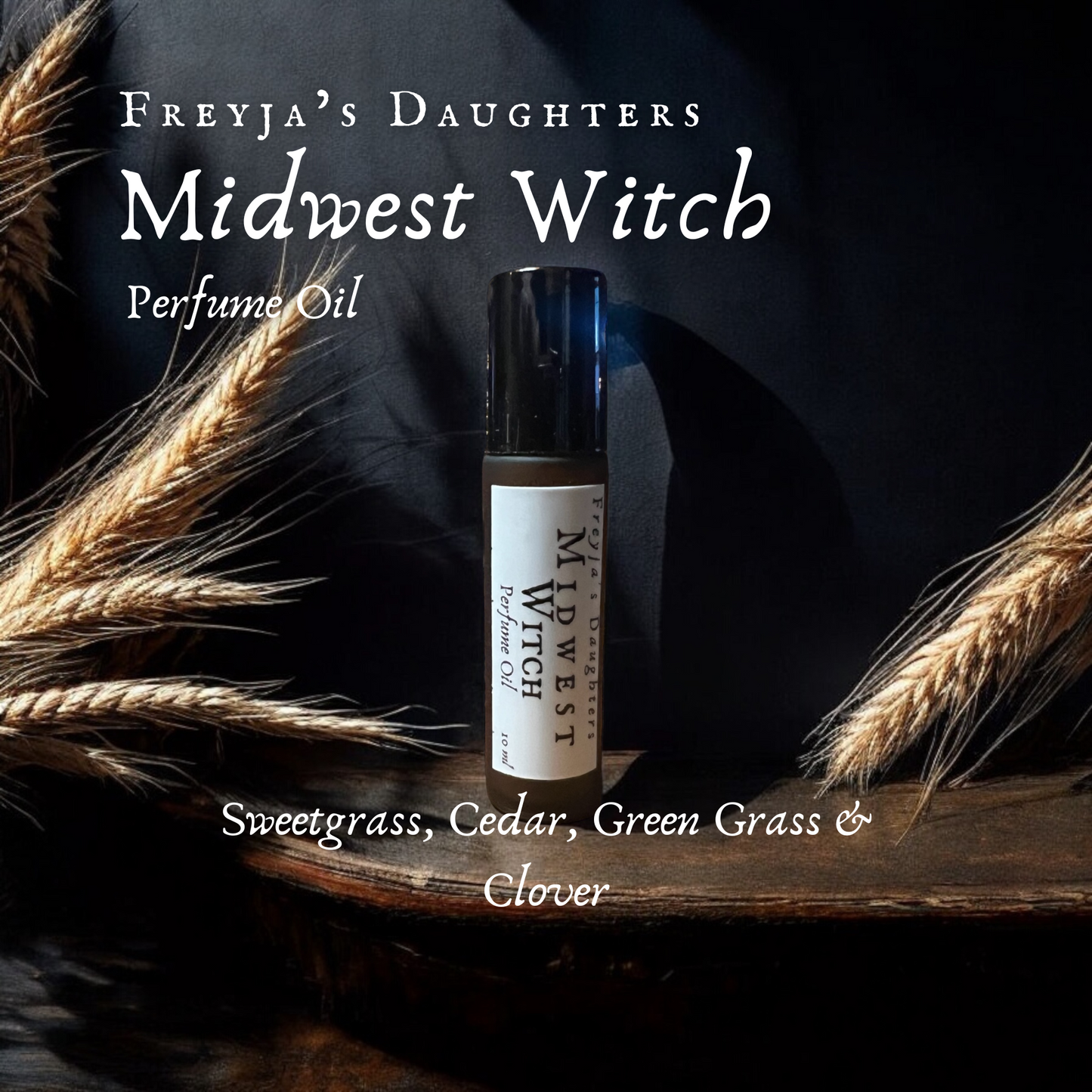 a bottle of perfume sitting on top of a wooden table