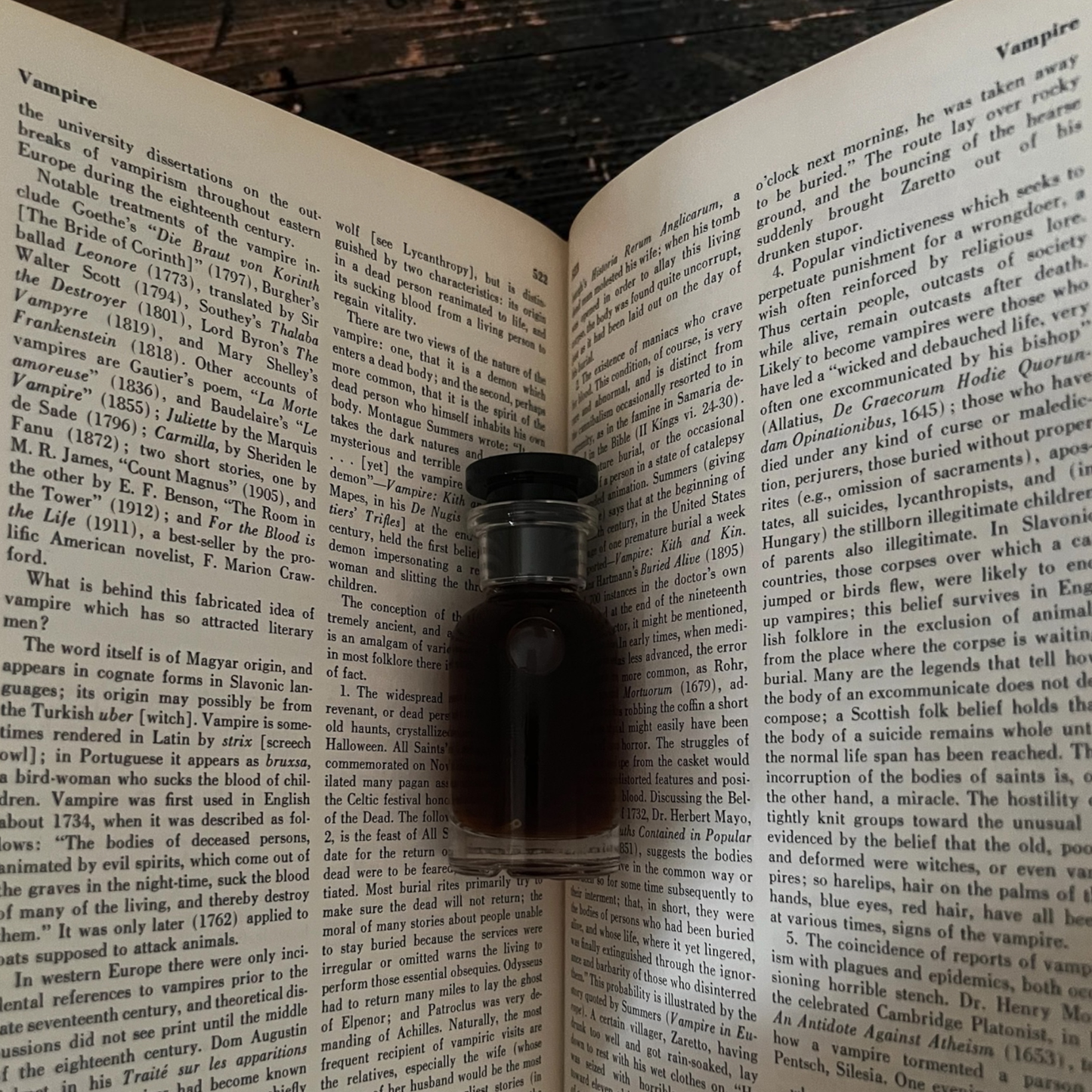 Vamp Eau de Parfum: Blood Red Cherry, Aged leather, Dusty Victorian Parlor - Victorian Gothic Collection