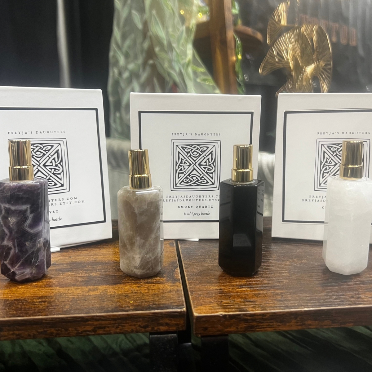 Crystal Vessel Perfume Bottle with your Choice of Scent