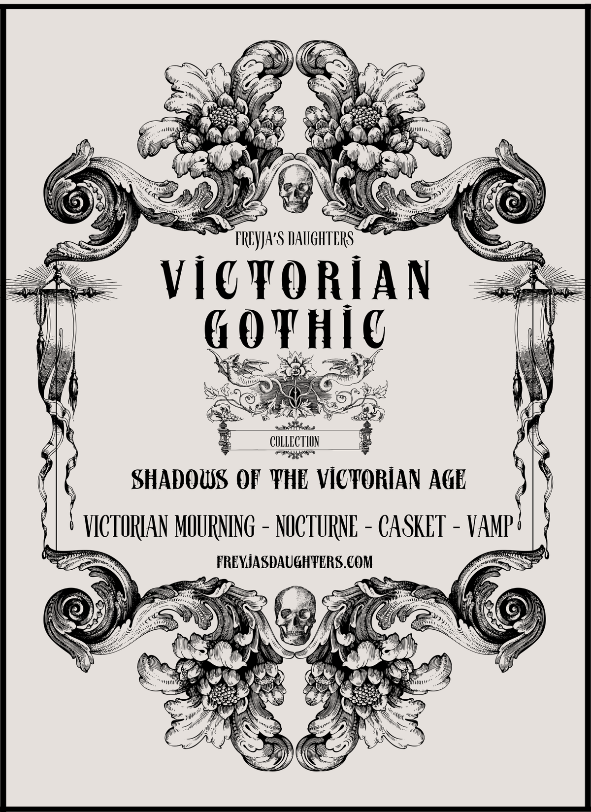 Victorian Gothic Eau de Parfum Sample Set - Shadows of the Victorian Age