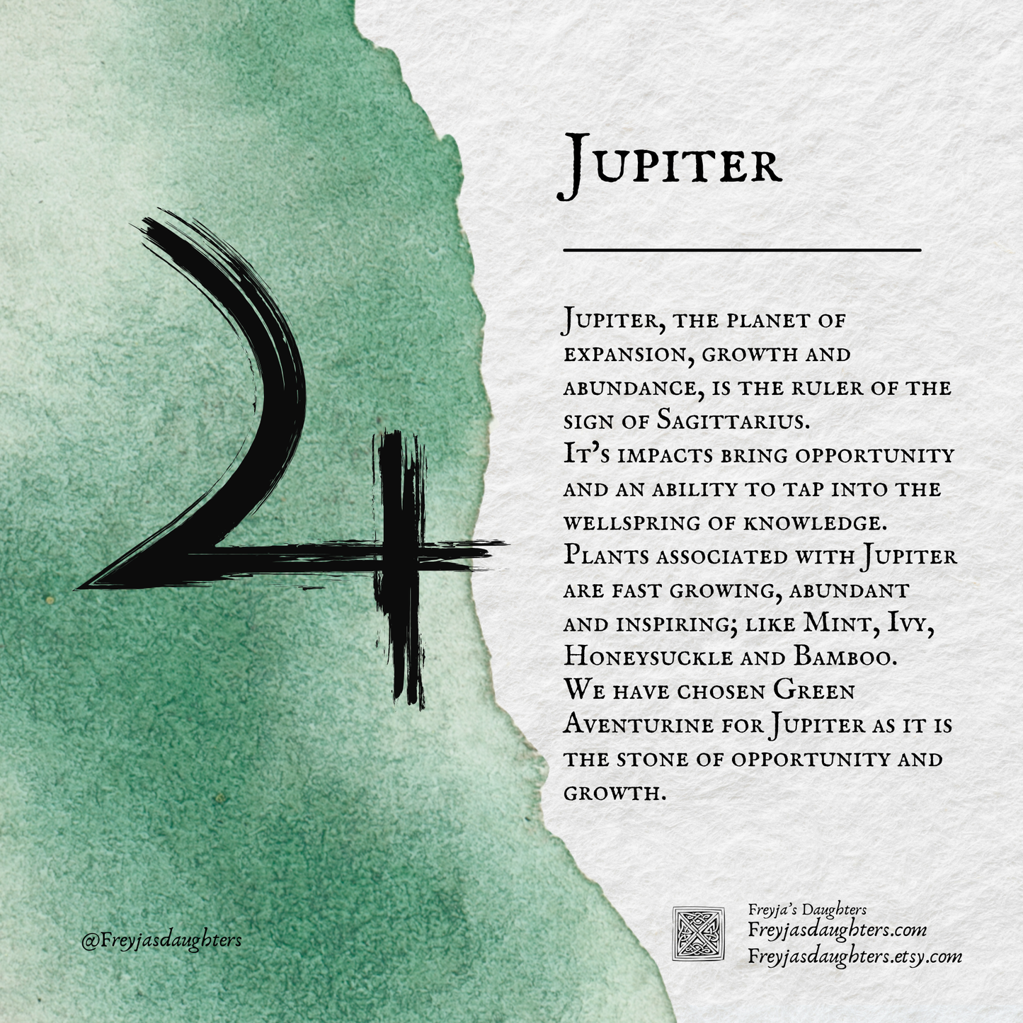 Jupiter Green Aventurine Perfume, Planetary Collection, Crystal Perfume