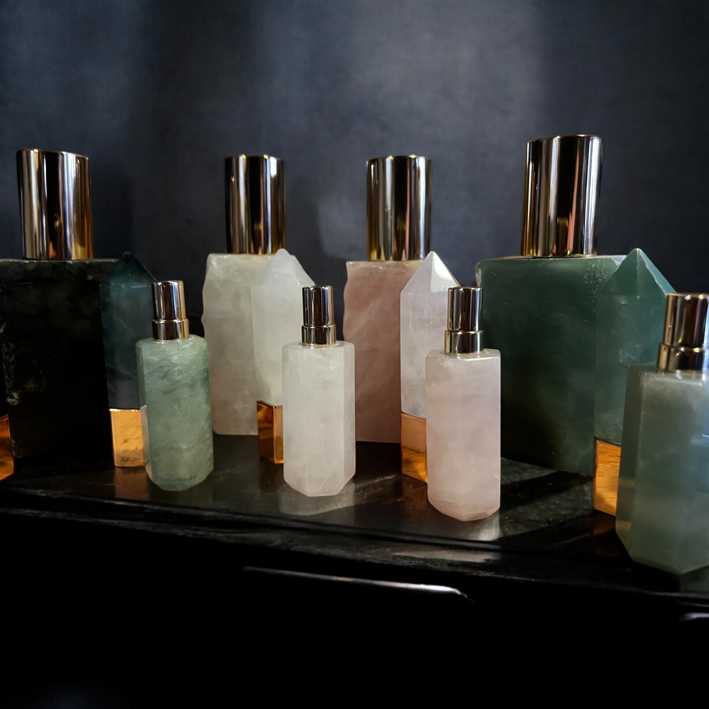 Jupiter Green Aventurine Perfume, Planetary Collection, Crystal Perfume