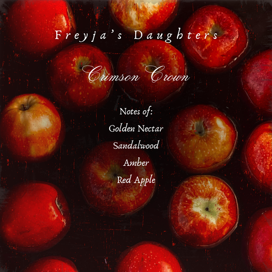 Crimson Crown Perfume- Apple, Sandalwood, Amber- Limited Edition Wanderlust Collection