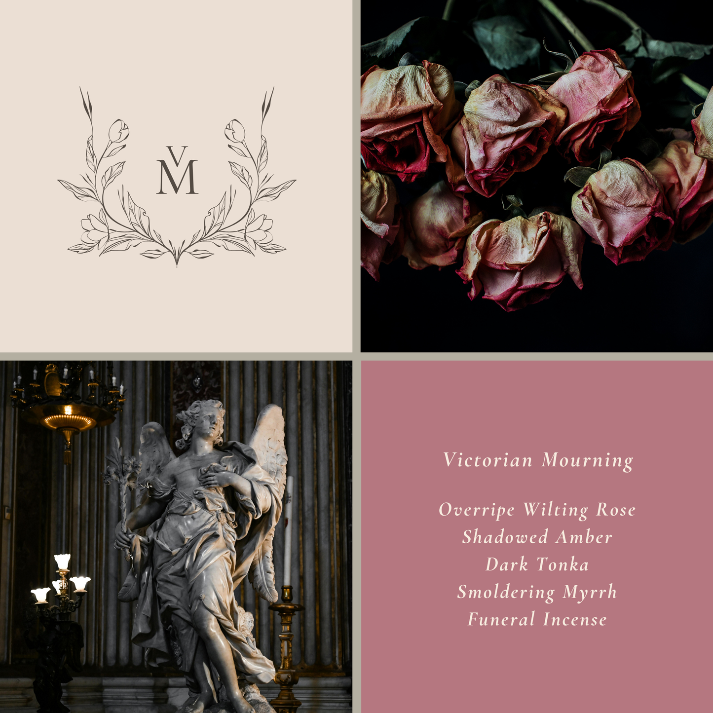 Victorian Mourning Perfume Oil: Shadowed Floral & Funeral Incense - Victorian Gothic Collection (Copy)