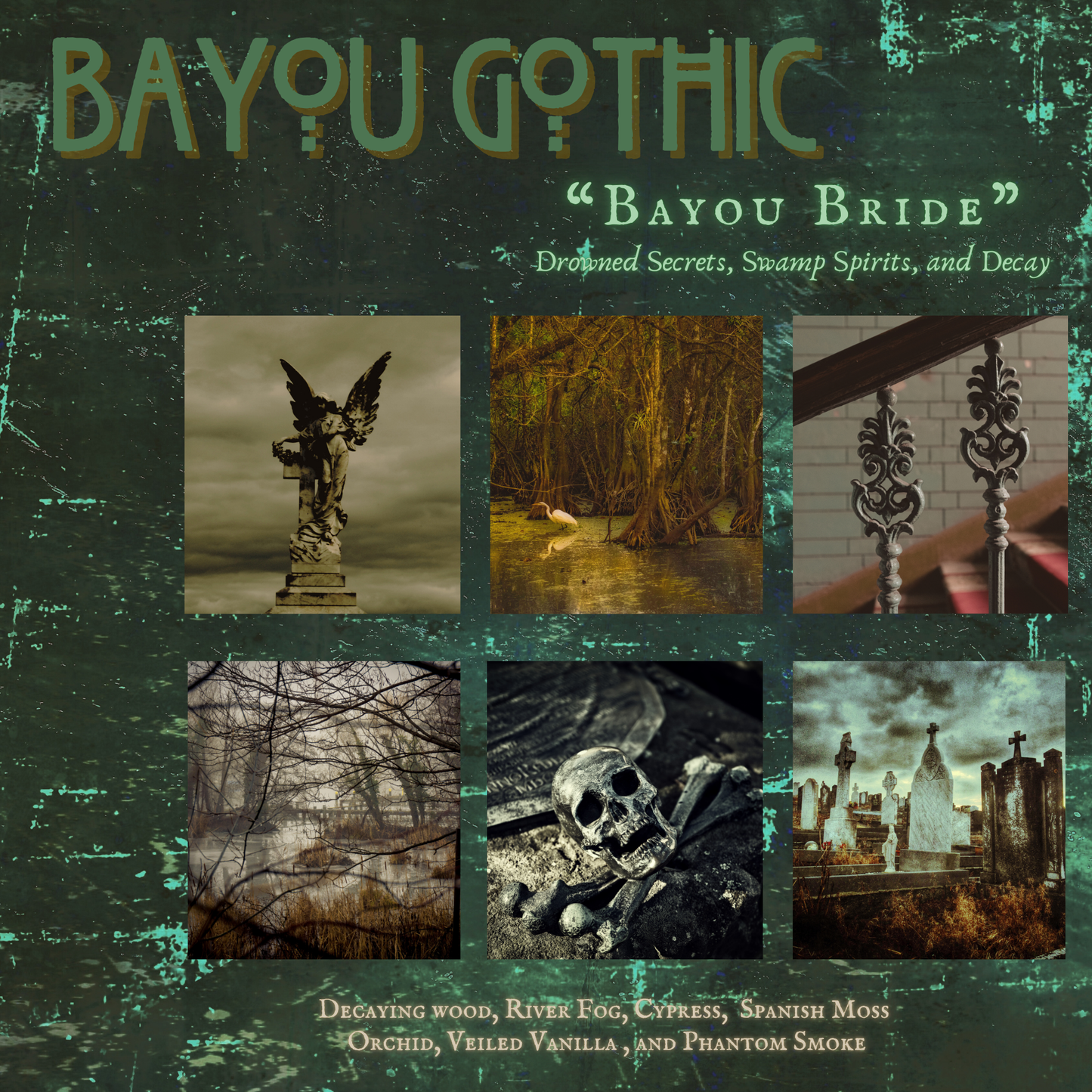 Bayou Bride Perfume, Gothic Hauntlands Collection, Bayou Gothic