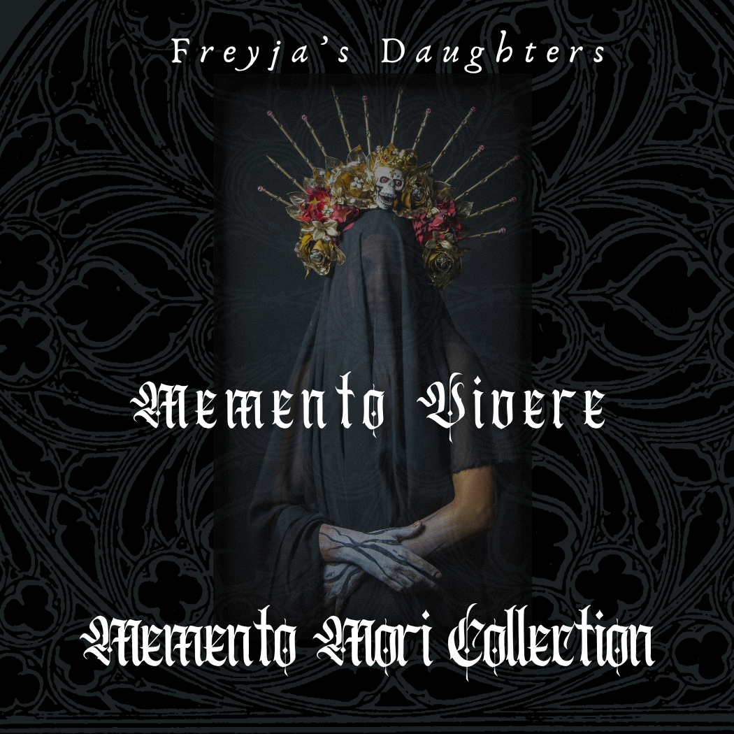 Memento Vivere Perfume; Memento Mori Collection, Perfume Oil: Magnolia, Tonka, Light Incense