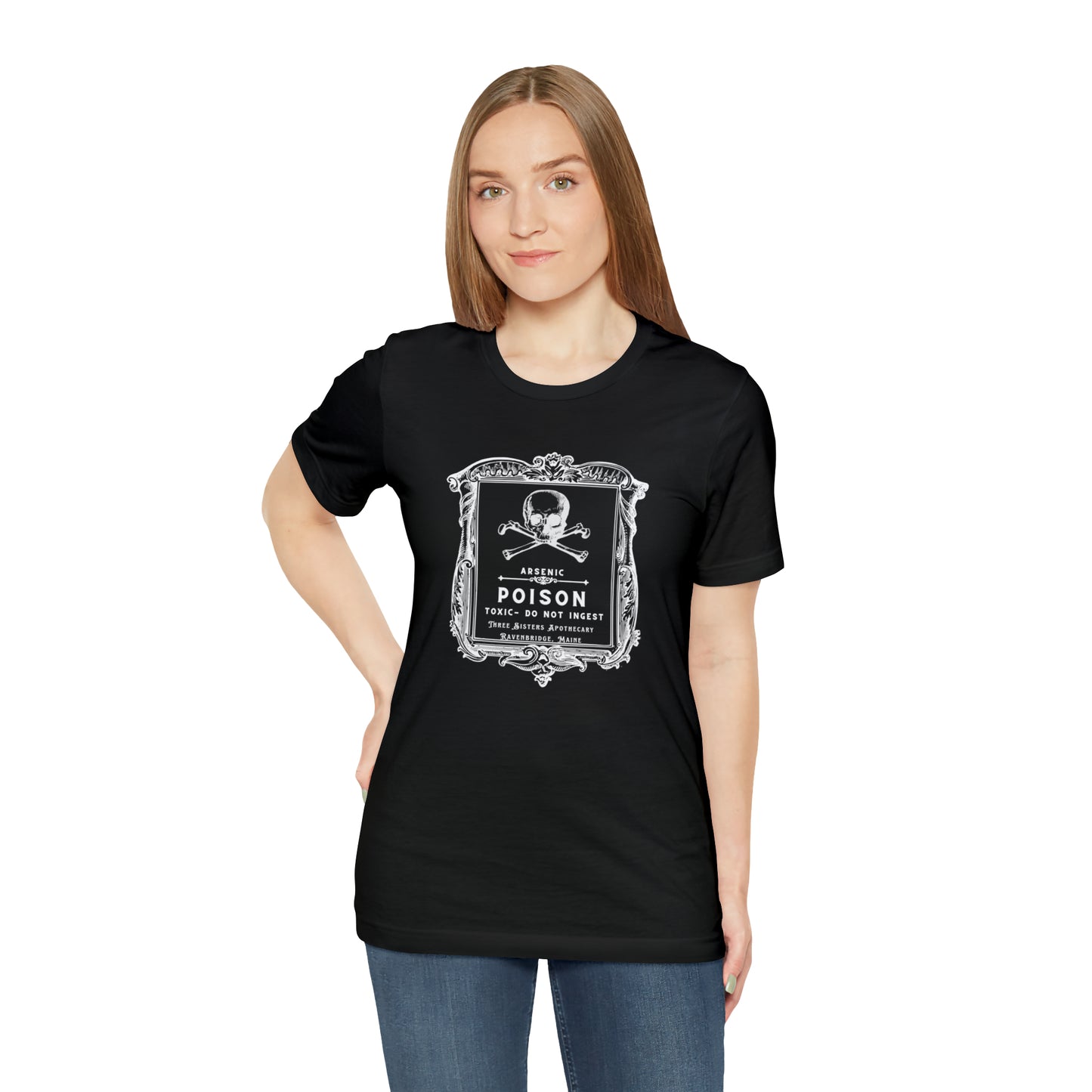 Poison Tee, Arsenic Poison T-shirt, Three Sisters Apothecary Short Sleeve Shirt