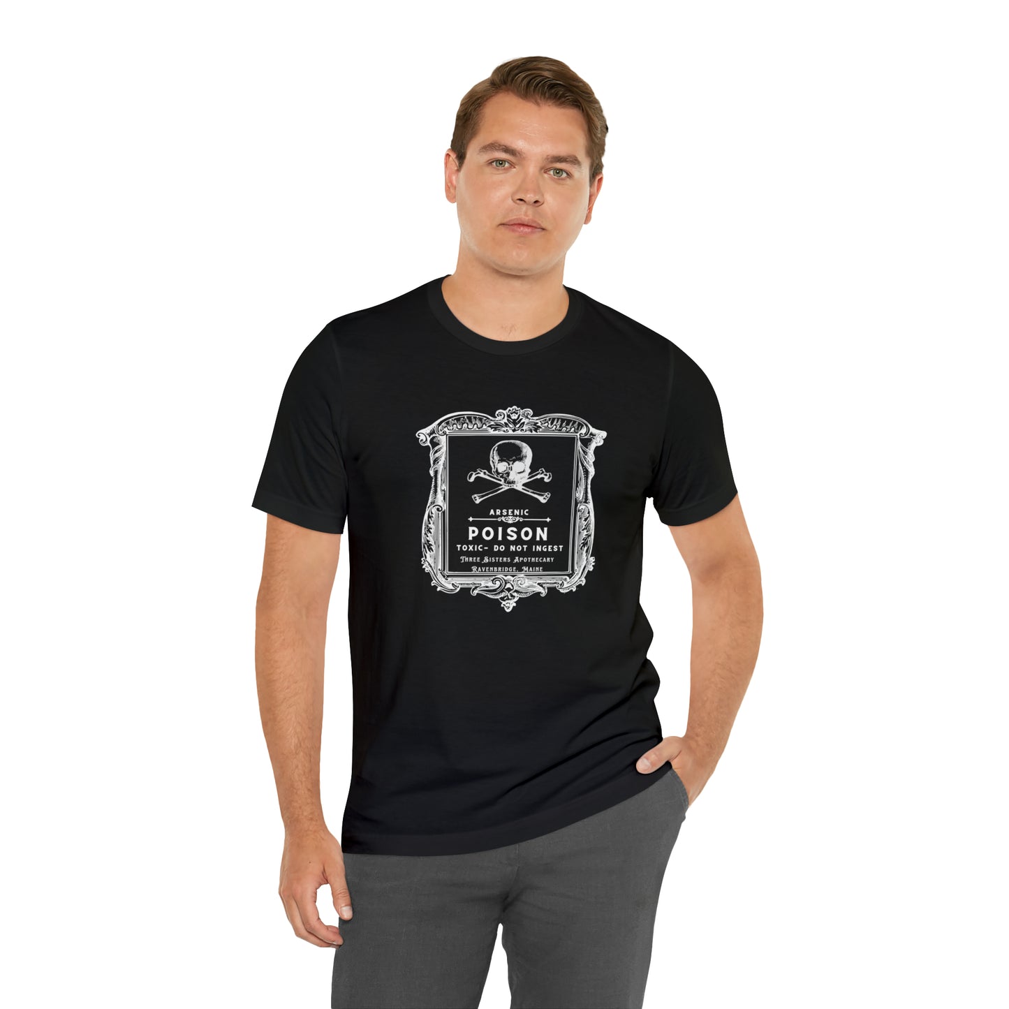 Poison Tee, Arsenic Poison T-shirt, Three Sisters Apothecary Short Sleeve Shirt