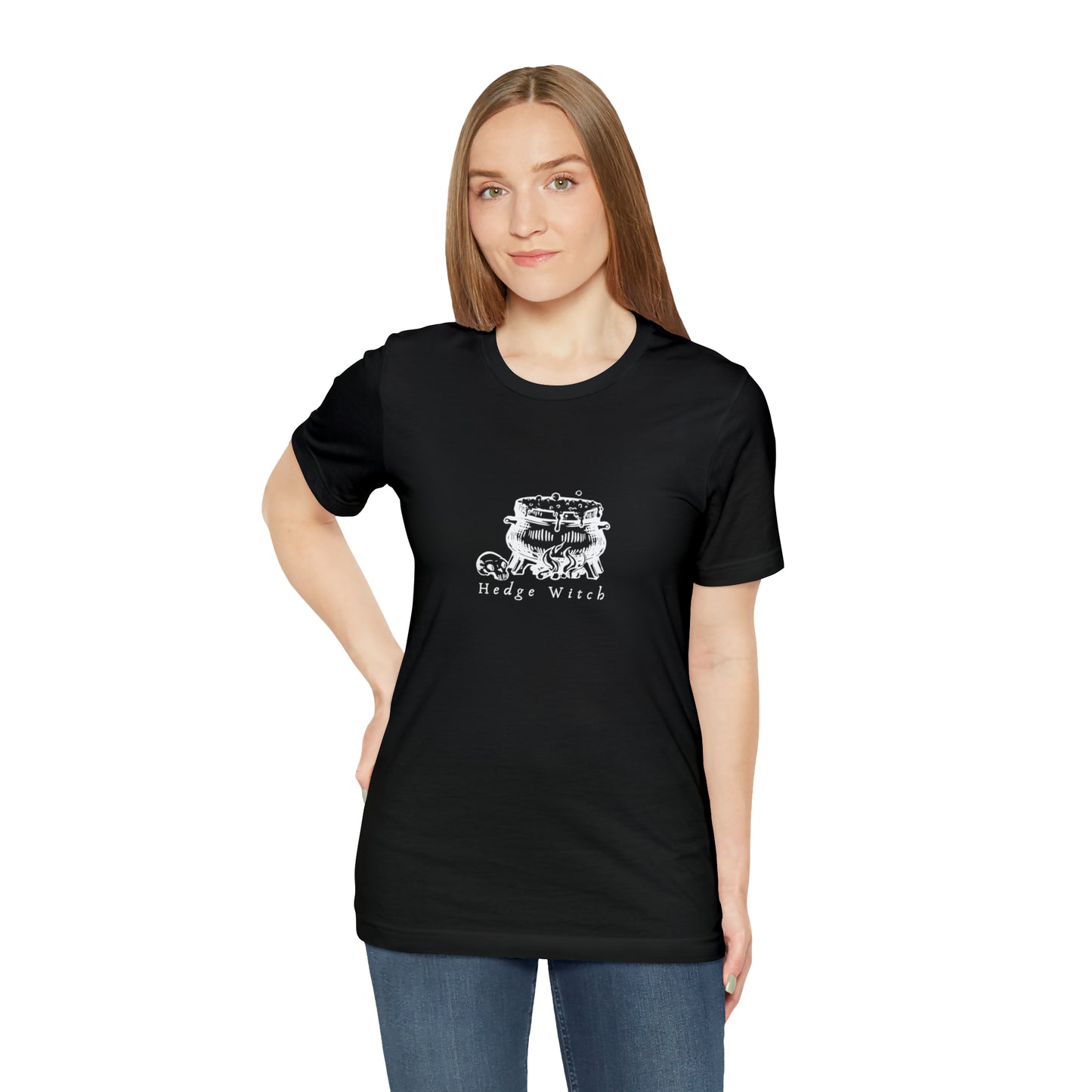 Hedge Witch T-shirt, Hedge Witch Cauldron Short Sleeve Shirt