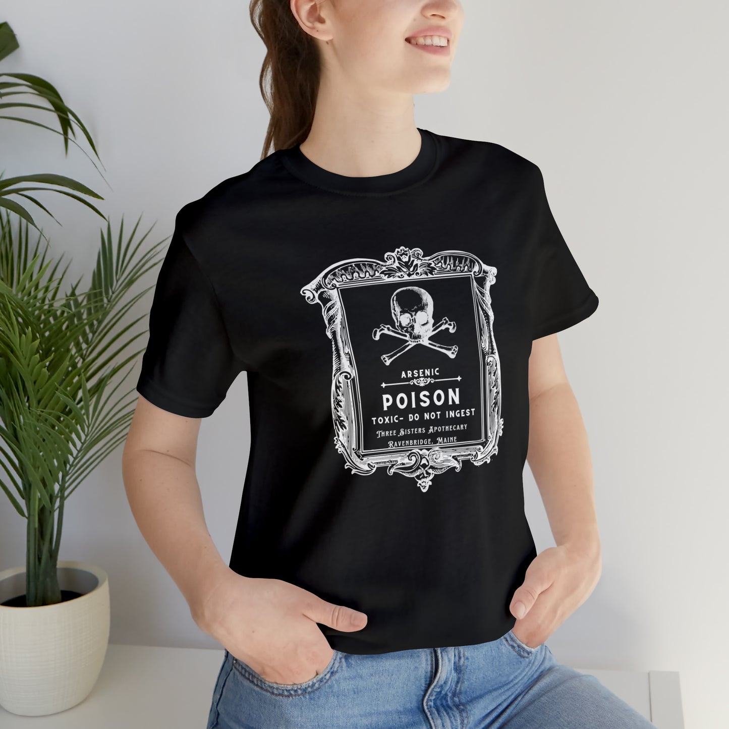 Poison Tee, Arsenic Poison T-shirt, Three Sisters Apothecary Short Sleeve Shirt