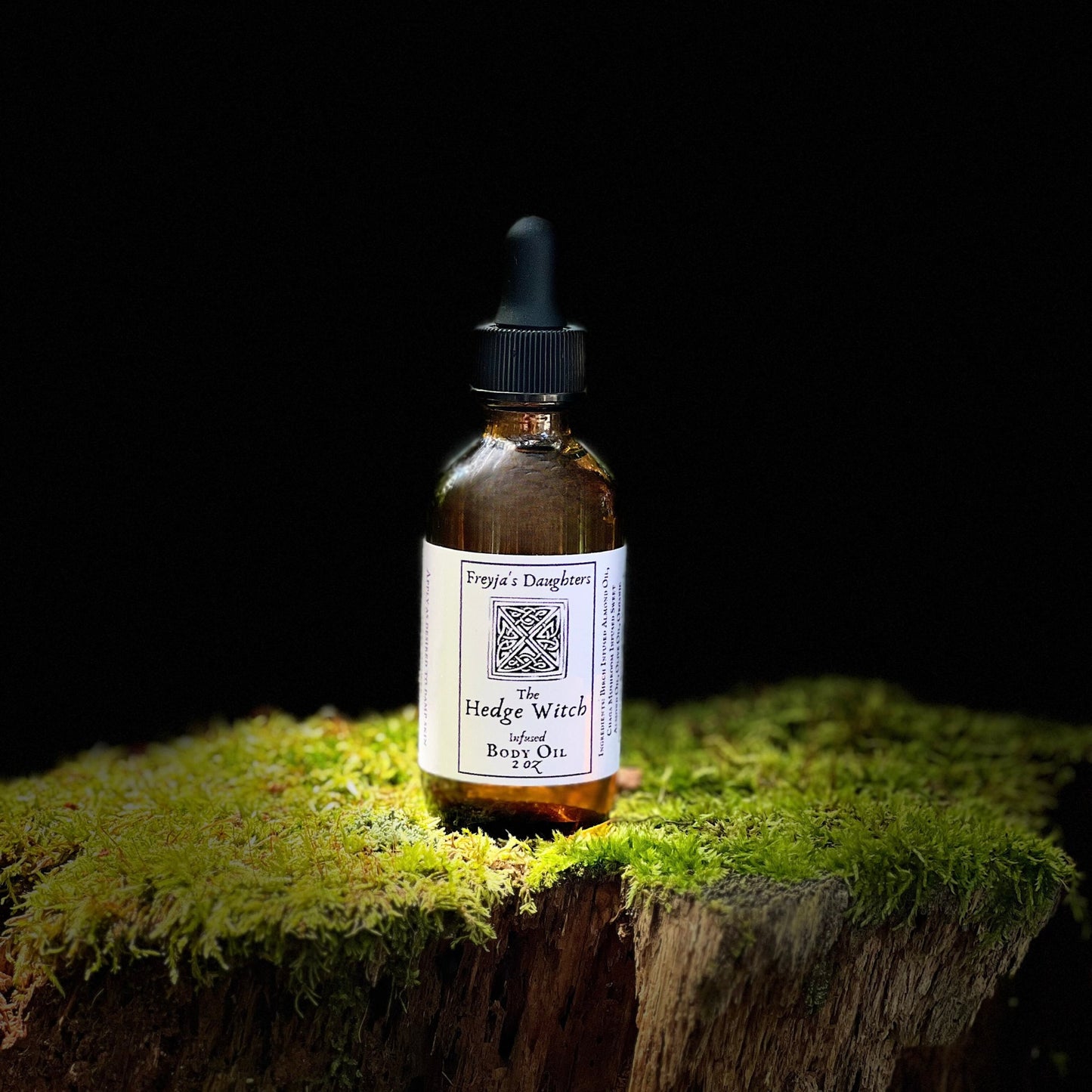 The Green Witch Oil, Infused Body Oil, Ritual Oil