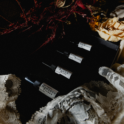 The Mourning Garden Sample Set: 4 3ml Dark Florals