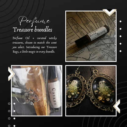 Perfume Oil Treasure Bundles- Your Choice of Fragrance + Fun Additions to match the scent