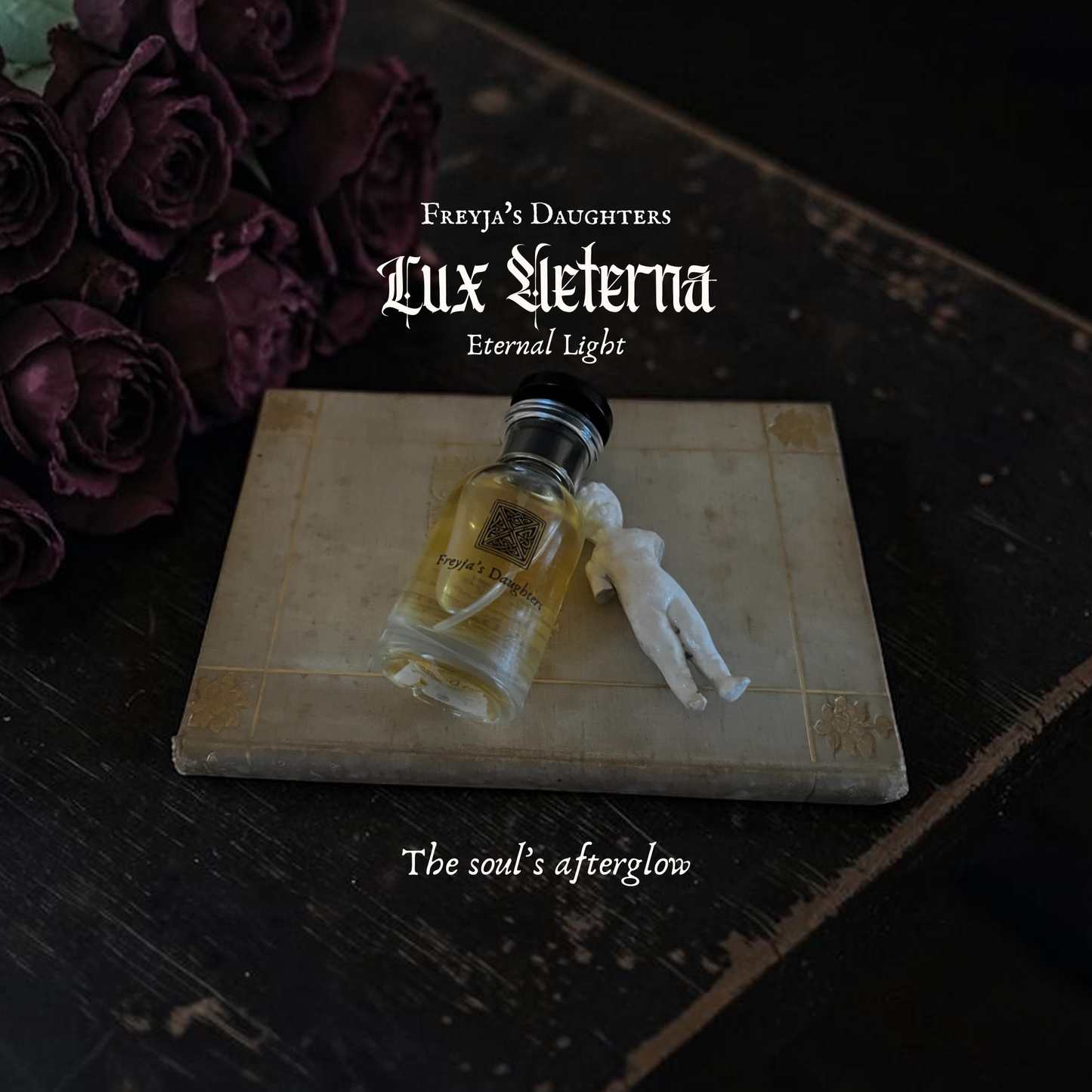 Lux Aeterna Perfume; Memento Mori Collection, 30ml EDP : Rose, Beeswax, Myrrh