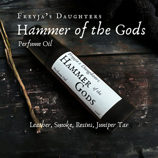 Hammer of the Gods Perfume Oil, Masculine scent in honor of the Gods of creation