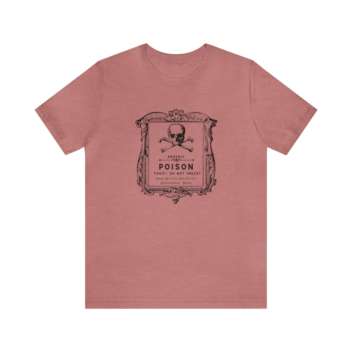 Poison Tee, Arsenic Poison T-shirt, Three Sisters Apothecary Short Sleeve Shirt