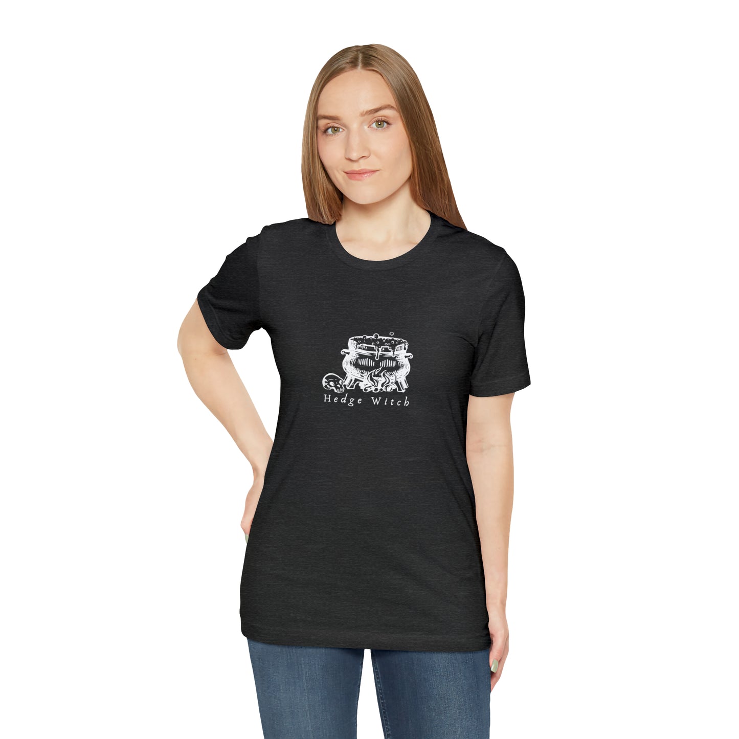 Hedge Witch T-shirt, Hedge Witch Cauldron Short Sleeve Shirt