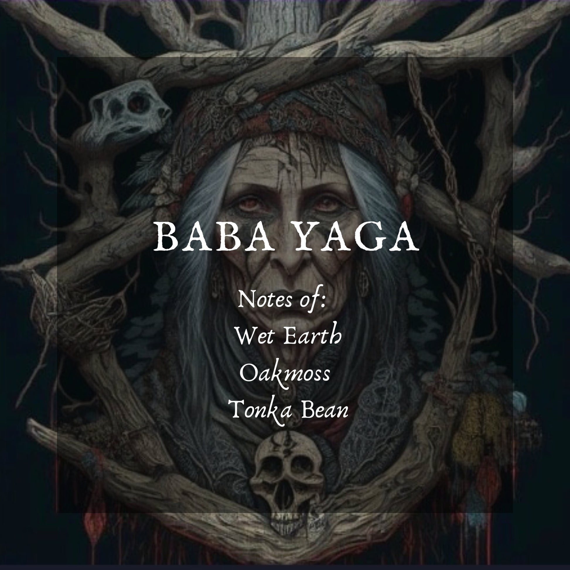 the cover of baba yaga's novel, notes of wet earth