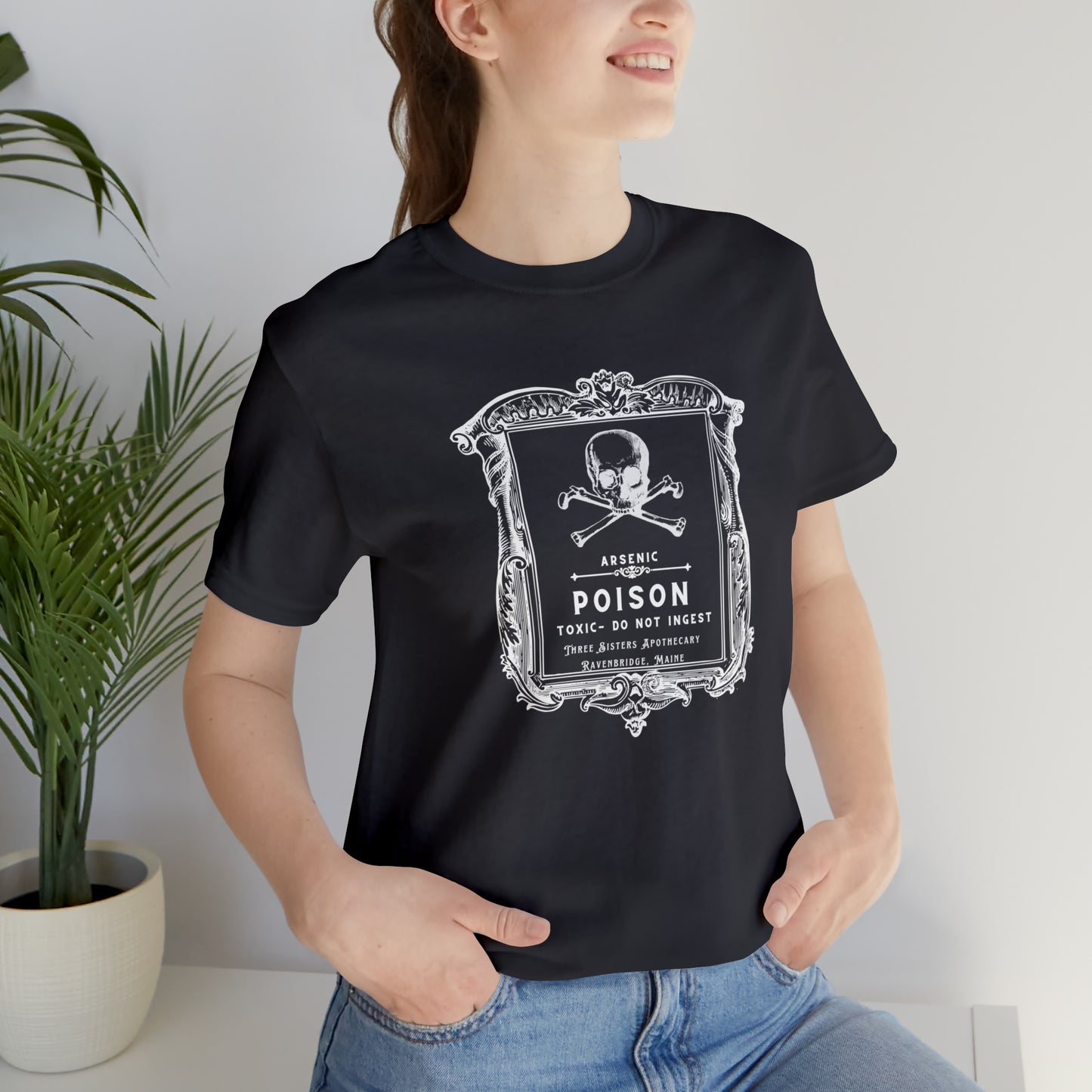 Poison Tee, Arsenic Poison T-shirt, Three Sisters Apothecary Short Sleeve Shirt