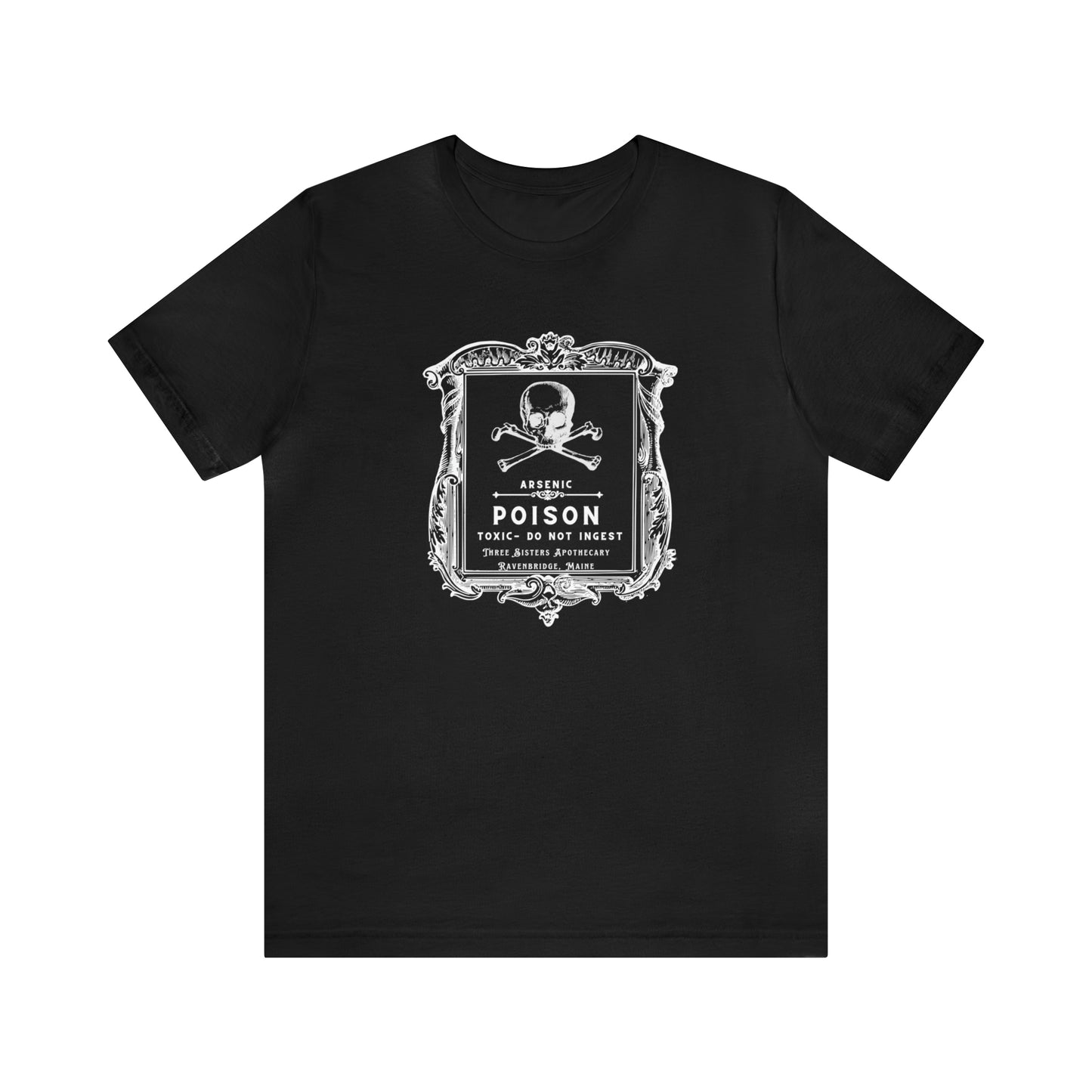 Poison Tee, Arsenic Poison T-shirt, Three Sisters Apothecary Short Sleeve Shirt