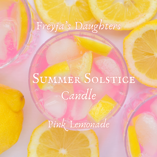 Summer Solstice Candle, Freyja's Daughters Candles