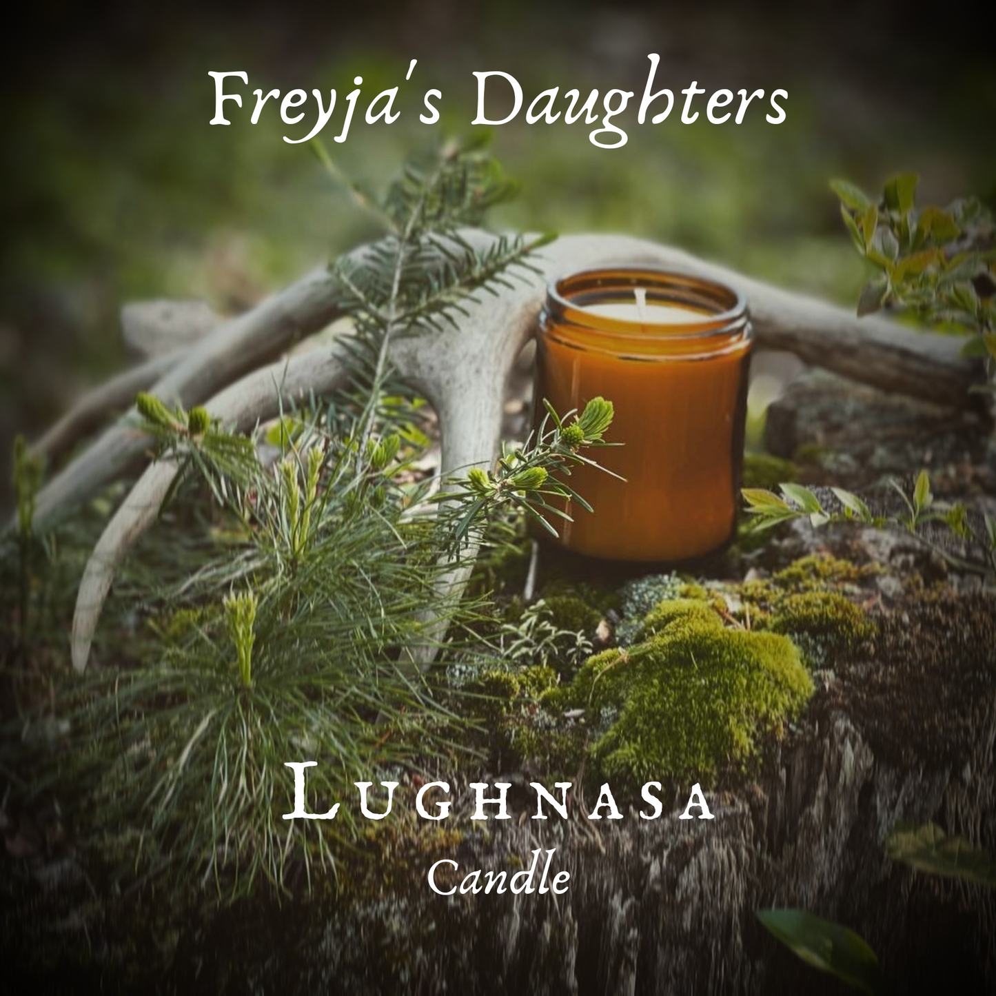 Lughnasa Candle, Lavender and Woodsmoke