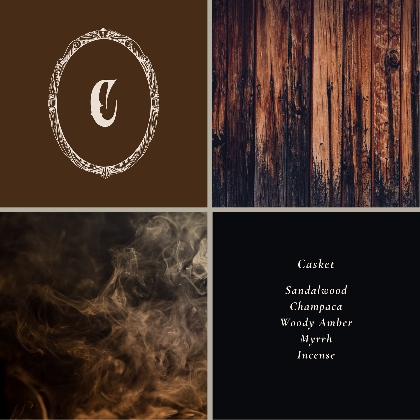 Casket Perfume Oil: Sandalwood Smoke & Victorian Wake Rituals- Victorian Gothic Collection (Copy)