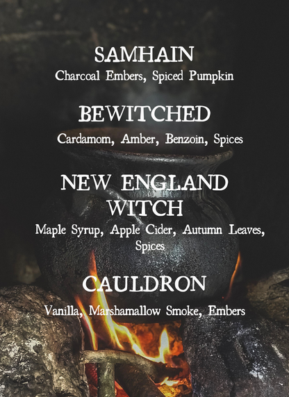 Cauldrons & Crossroads Sample Set: A Samhain Perfume Collection