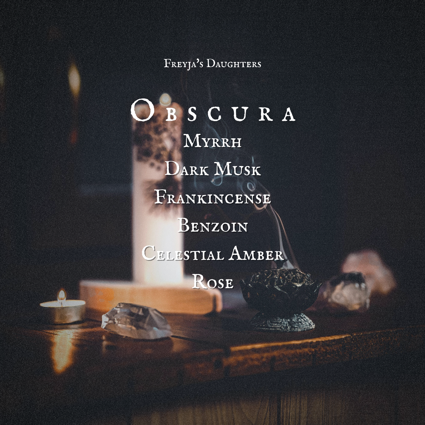 Obscura Perfume Oil: Dark Musk and Celestial Amber