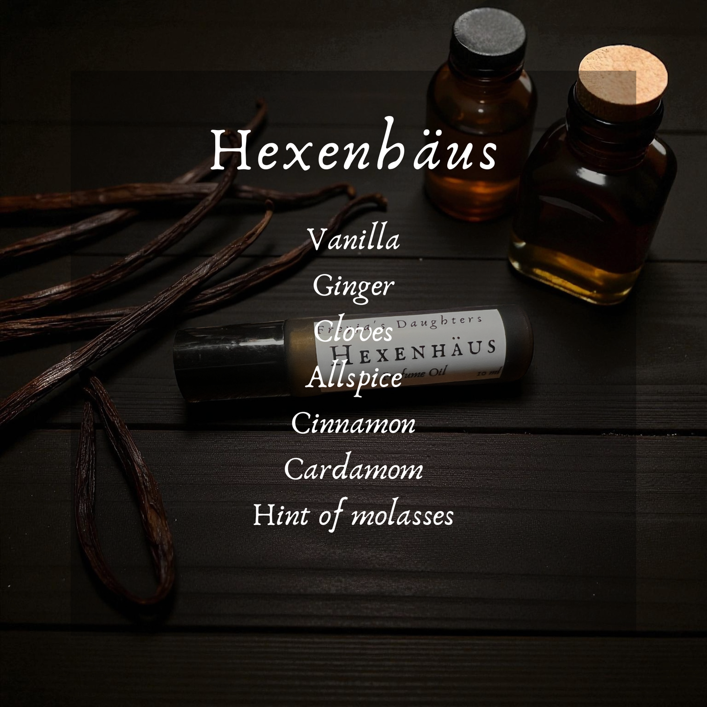 Hexenhaus Perfume Oil: Vanilla Spice