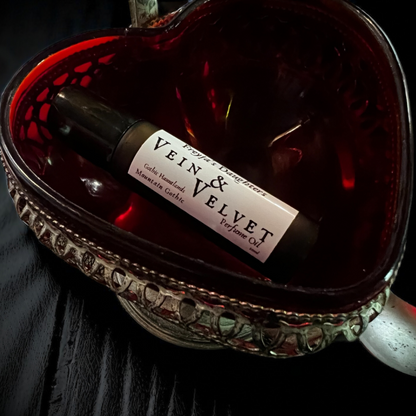Vein & Velvet Perfume Oil, Gothic Hauntlands Collection, Mountain Gothic