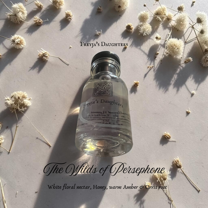 Wilds of Persephone Perfume: White Flower Nectar, Honey, Amber- Limited Edition