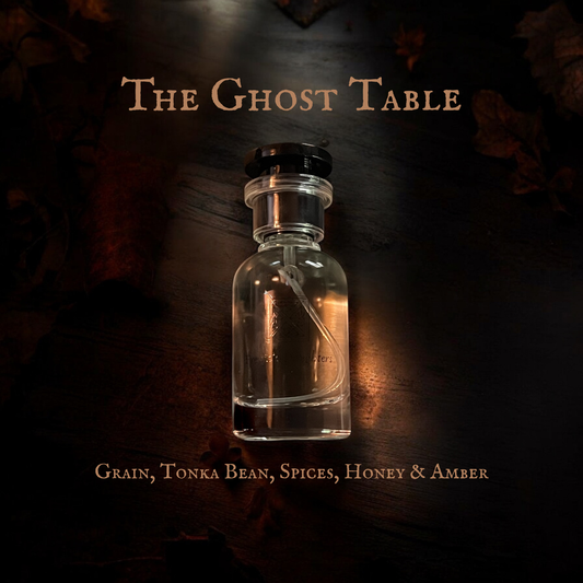 The Ghost Table 30ml Eau de Toilette:  Grains, Tonka, Honey