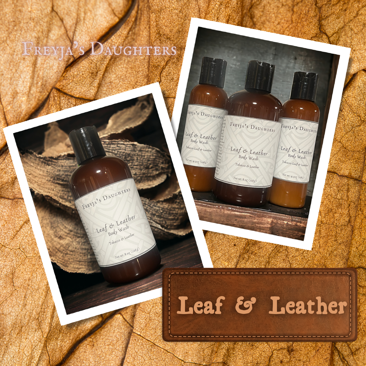 Leaf and Leather Body Wash