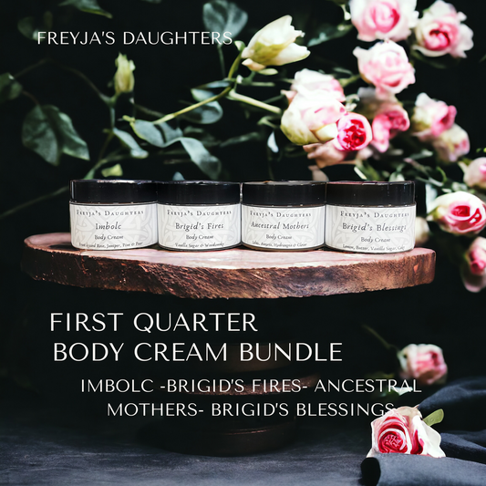 First Quarter Body Cream Bundle, Wheel of the Year Body lotion Set