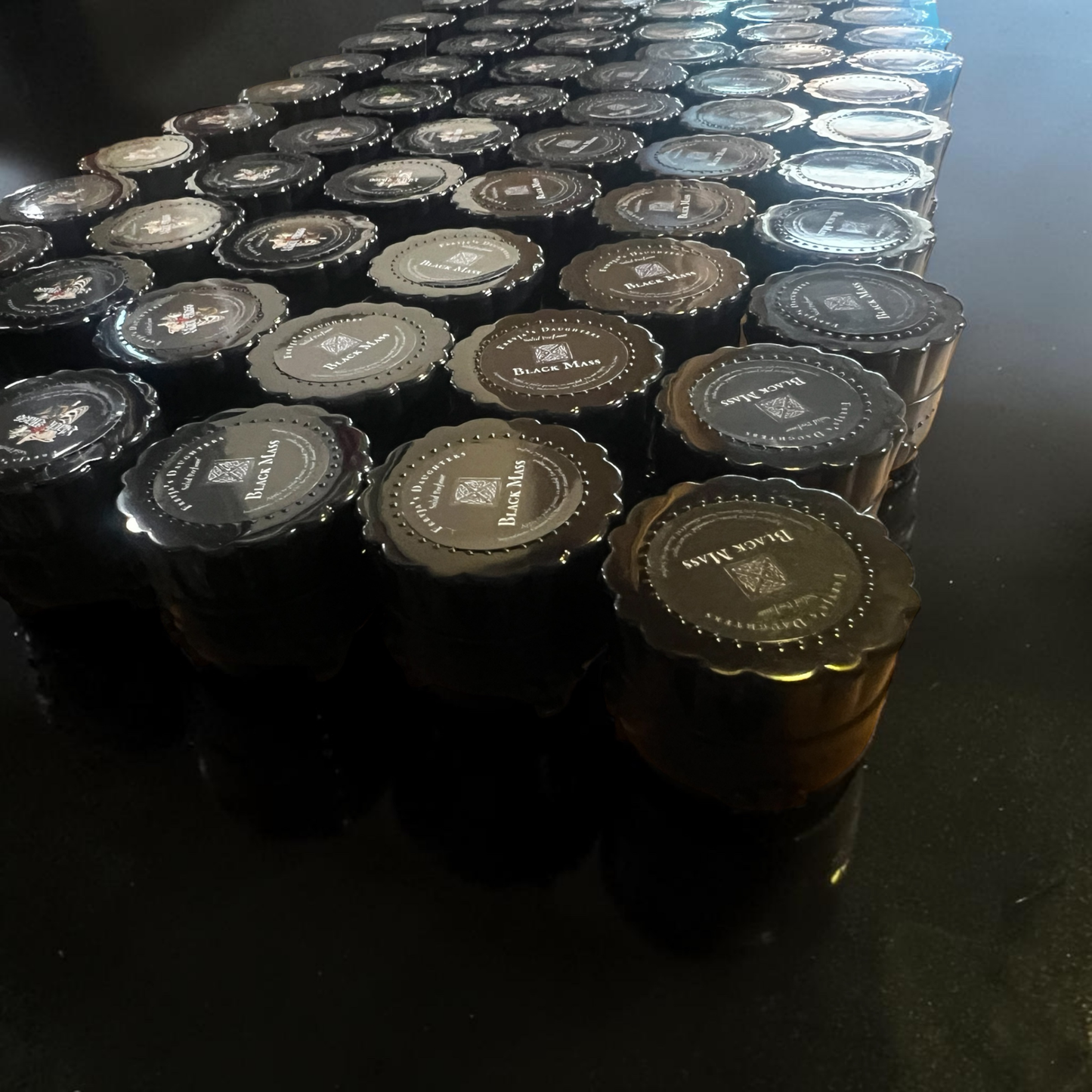 Black Mass Solid Perfume- Memento Mori Collection - Resinous Incense