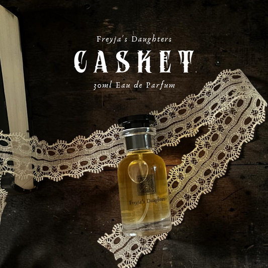 Casket Eau de Parfum: Sandalwood Smoke & Victorian Wake Rituals- Victorian Gothic Collection
