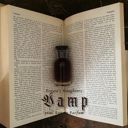 Vamp Eau de Parfum: Blood Red Cherry, Aged leather, Dusty Victorian Parlor - Victorian Gothic Collection
