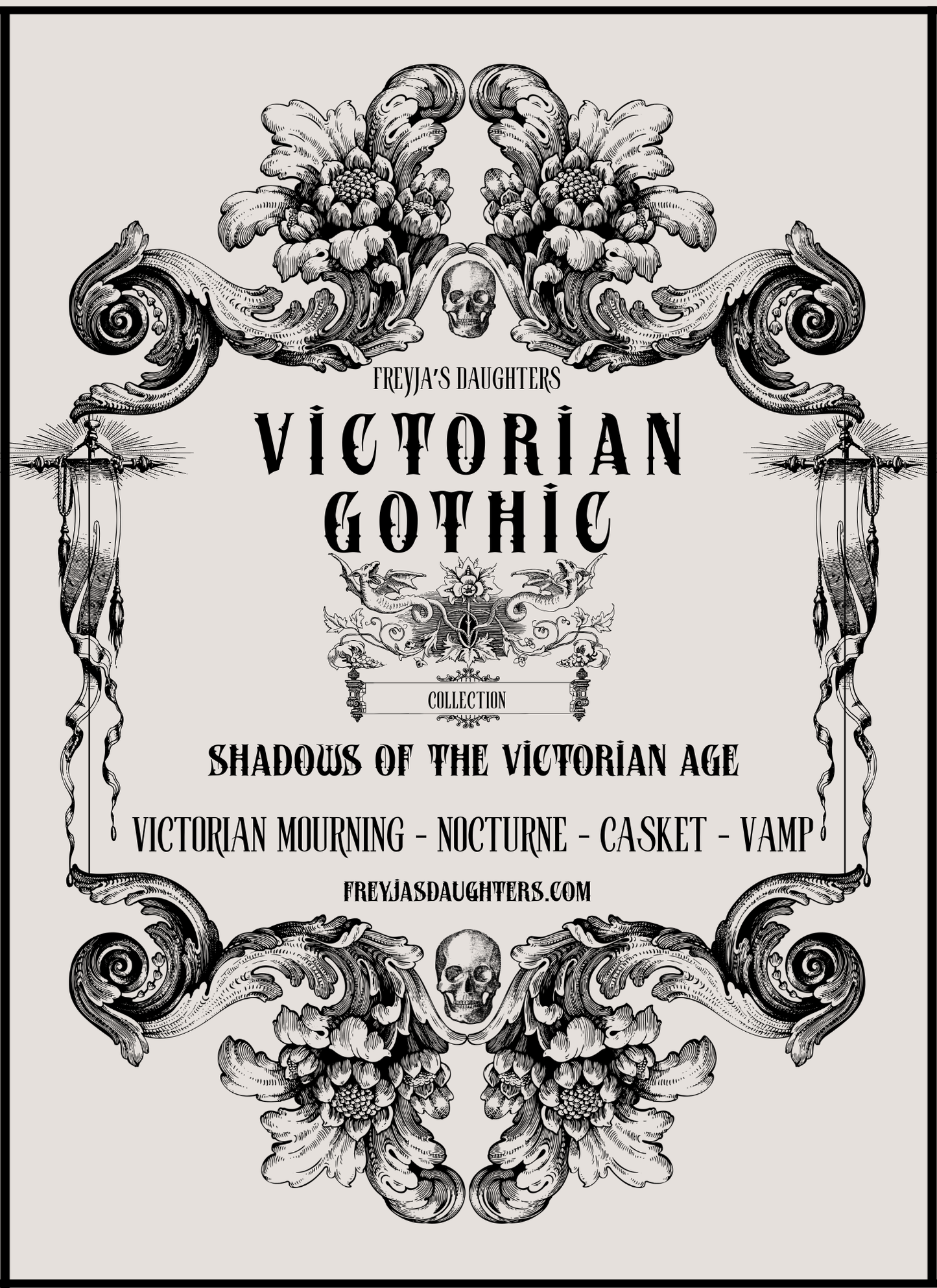 Victorian Gothic Eau de Parfum Sample Set - Shadows of the Victorian Age