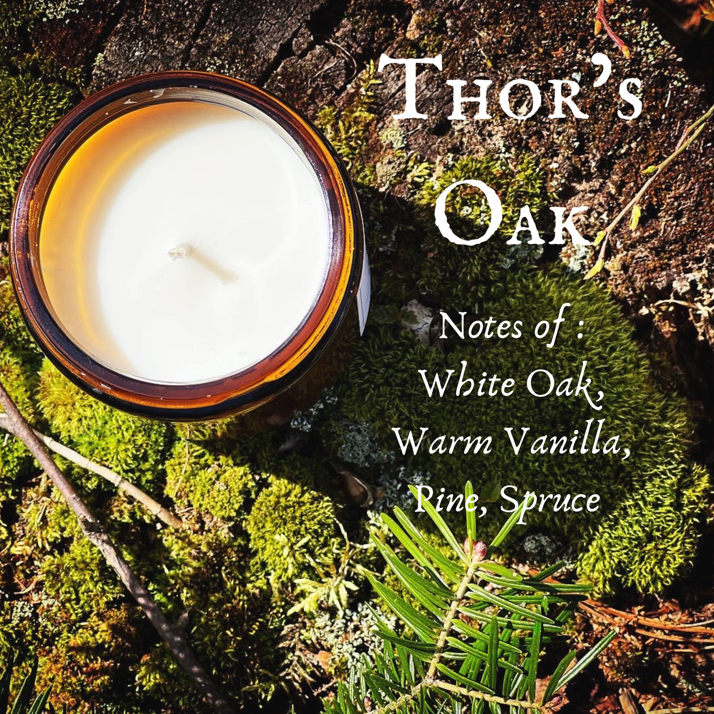 Thor's Oak Candle, Freyja's Daughters Candles