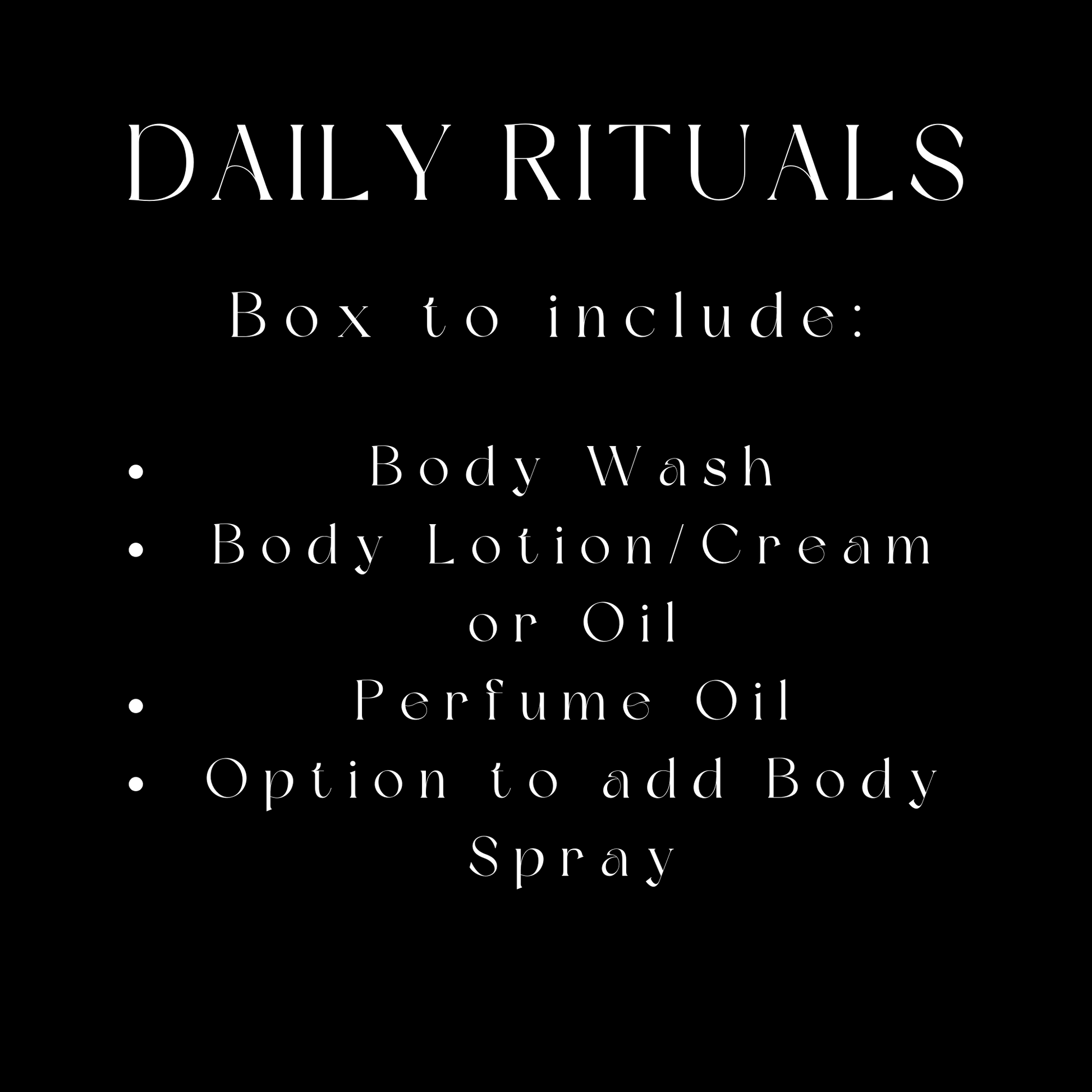 a bottle of body lotion with the words daily rituals