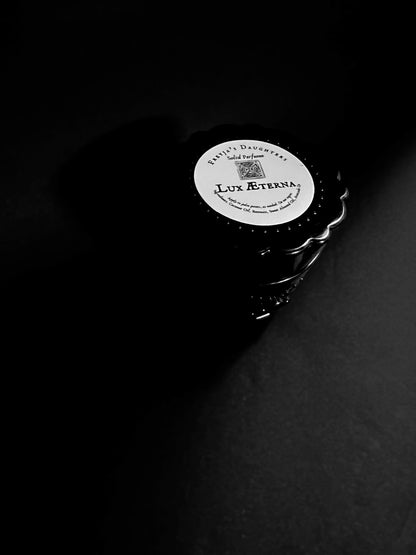 Lux Aeterna Solid Perfume: Dark Rose, Beeswax, Myrrh - Memento Mori Collection