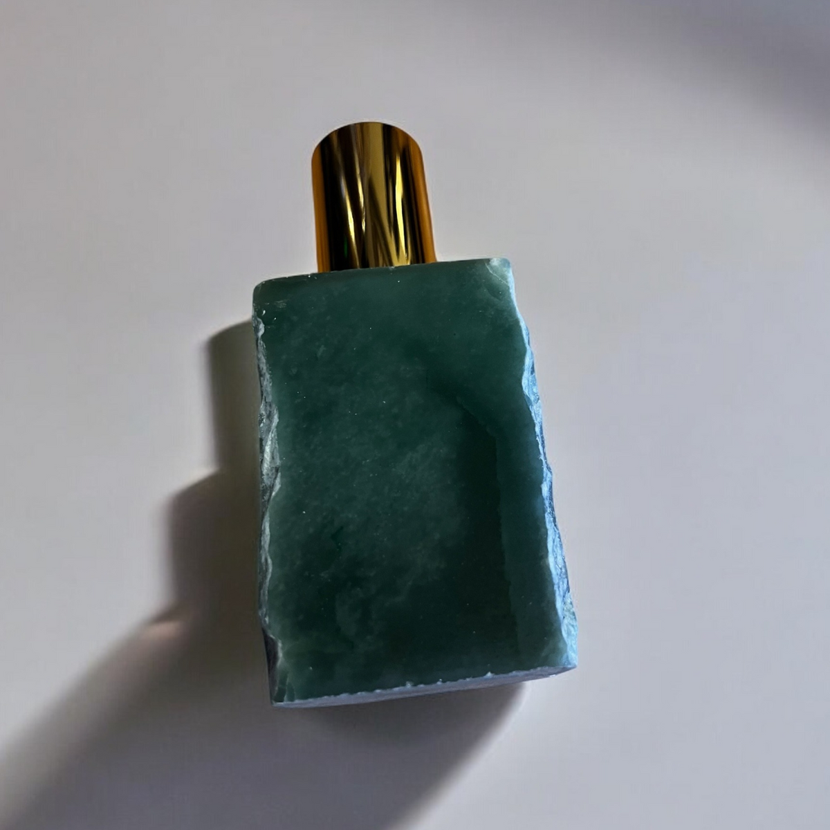 Raw Edge Crystal Vessel Perfume Bottle with your Choice of Scent