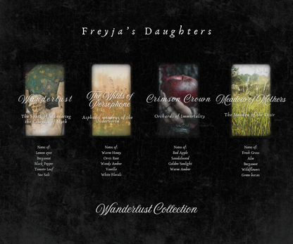 The Wanderlust Collection Sample Sets- Spray Perfume- Limited Release