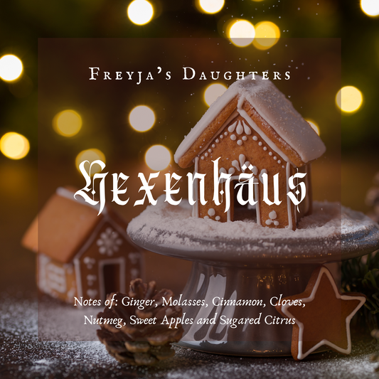 Hexenhaus Candle, Freyja's Daughters Candles, Witch's House